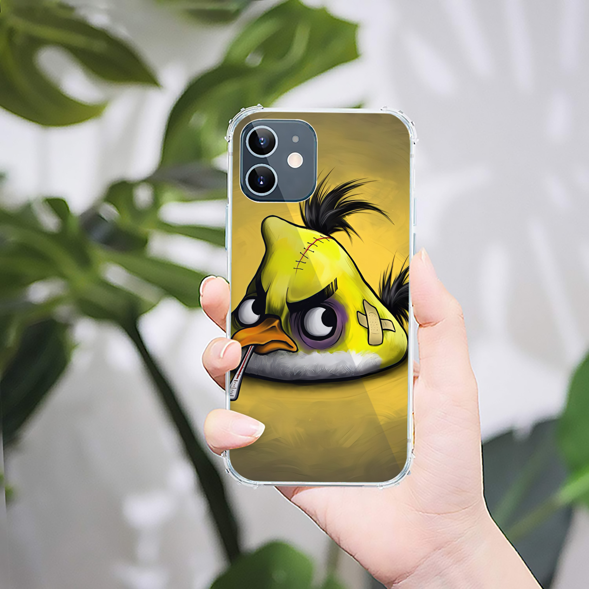 （画像用） Angry Birds アングリーバード 【iPhone 12シリーズ対応】透明スマホケース（クリアソフトケース）